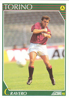 Roberto Cravero Torino Score 92 Seria A #246
